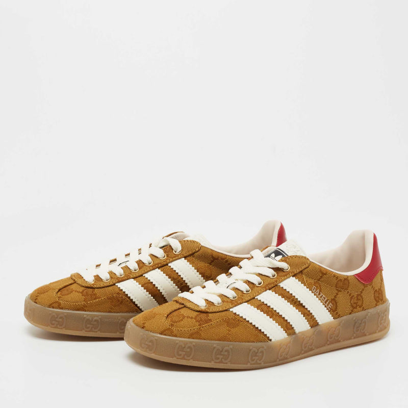 Gucci x adidas Gazelle Brown/White